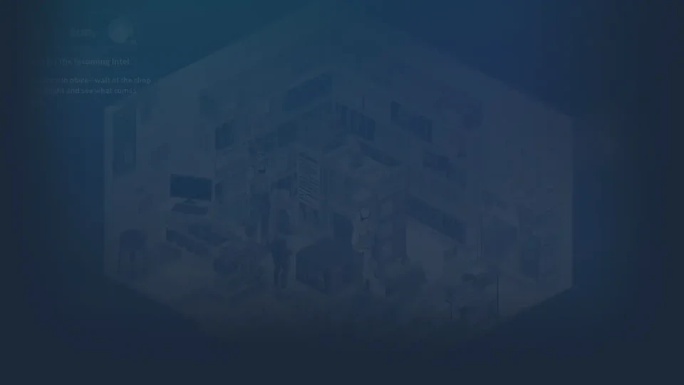 二手3C店内的剧情对话场景